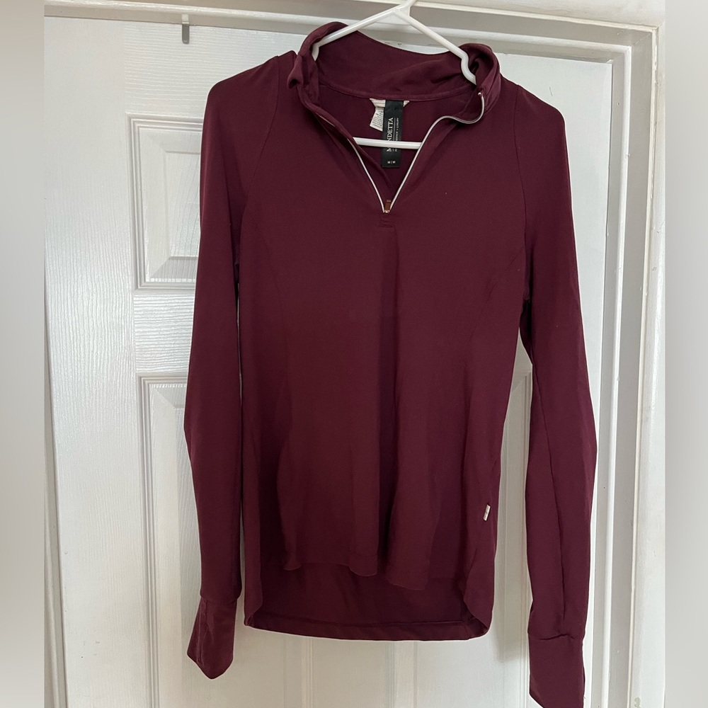 Athletic Half-Zip Sweater/Shirt